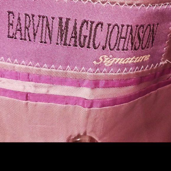 Earvin Magic Johnson Signature Men's Tan Blazer - Picture 10 of 12